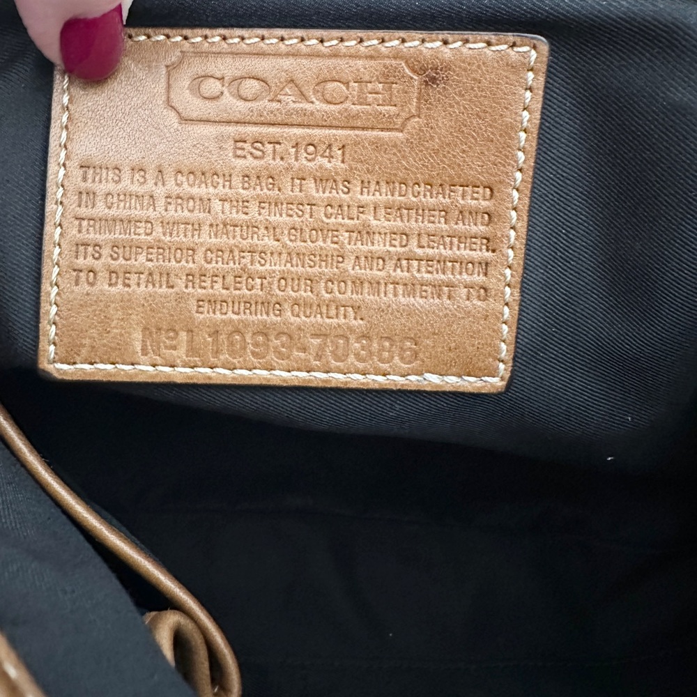 Vintage Coach Executive Thompson Leather Laptop Messenger Bag Briefcase - Picture 6 of 15